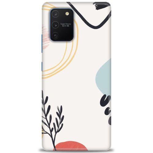 Samsung Galaxy A91 / S10 Lite Kılıf HD Baskılı Kılıf - Siyah Dal + Tam Ekran Koruyucu