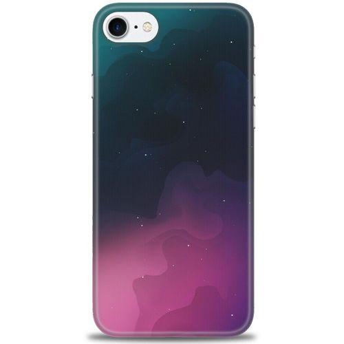 iPhone 7 Kılıf HD Baskılı Kılıf - Gökyüzü + Tam Ekran Koruyucu