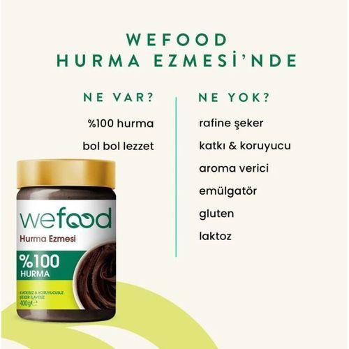 Wefood %100 Sade Hurma Ezmesi 400 Gr