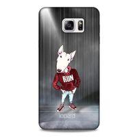 Samsung Galaxy Note 5 Kılıf FunnyMaX (41) Tank Kılıf Gri Bull Teriyer