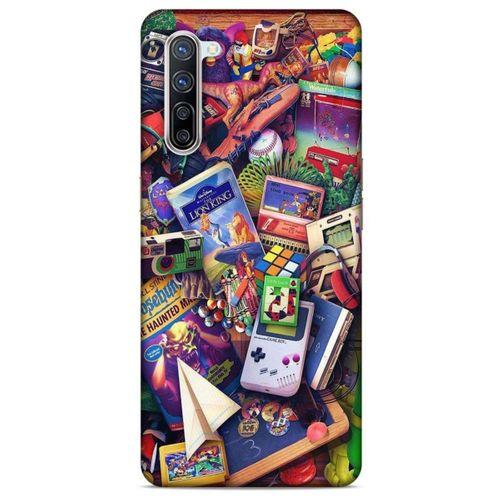 Retro (34) Desen Slim Armor Kılıf Renkli Oppo Reno 3 Pro 5g Kılıf
