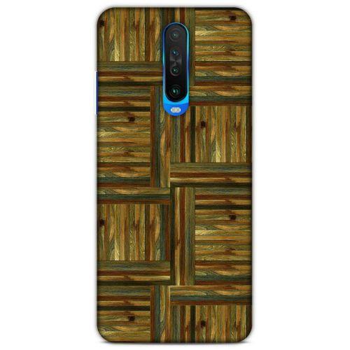 Lopard Xiaomi Redmi K30 5G Uyumlu Kılıf Wood'X (47) Crystal Flex Kılıf Baskılı