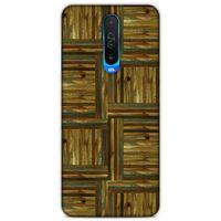 Lopard Xiaomi Redmi K30 5G Uyumlu Kılıf Wood'X (47) Crystal Flex Kılıf Baskılı