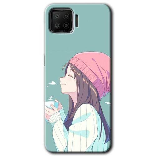 OPPO Oppo A73 Kılıf HD Desen Baskılı Arka Kapak - Happy Girl