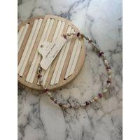 Deniz Kabuğu Kolye - Mor