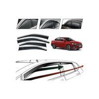 Fiat Egea Uyumlu 2018 Kromlu Cam Rüzgarlığı 4 Lü