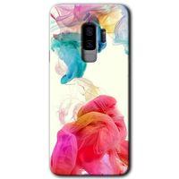 Samsung Galaxy S9 Plus HD Baskılı Kılıf + 9D Tam Ekran Koruyucu - Gökkuşağı Color