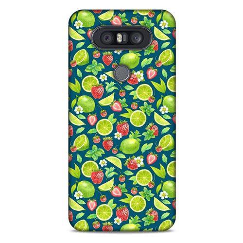 Frutix Çilek Lime  01 LG K41S - K51S Kılıf Desenli Silikon