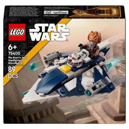 Eğitici Oyuncak LEGO Star Wars: Klon Savaşları Plo Koon'un Jedi Starfighter Mikro Savaşçısı 75400
