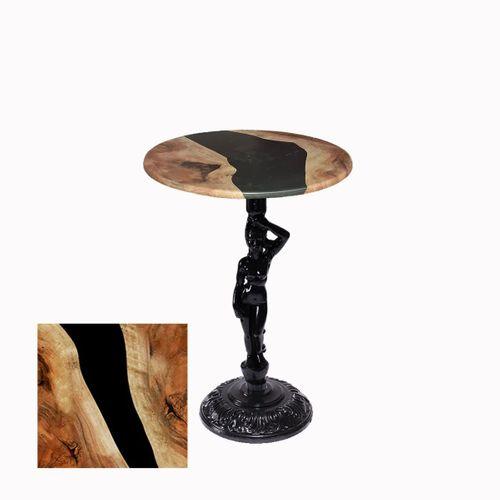 Dockers Bistro Döküm Ayak Çipa Angel Masa - (Werzalit, Wermodin ve Allzalit Tabla 70 cm çap) - Epoxy