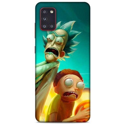 Samsung Galaxy A31 Uyumlu Kılıf Rick And Morty (24) Darbe Emici Kılıf Frank Palicky
