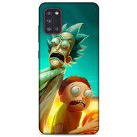 Samsung Galaxy A31 Uyumlu Kılıf Rick And Morty (24) Darbe Emici Kılıf Frank Palicky