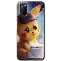 Oppo A72 Kılıf HD Baskılı Desen + Hayalet Cam Yandan Görünmez