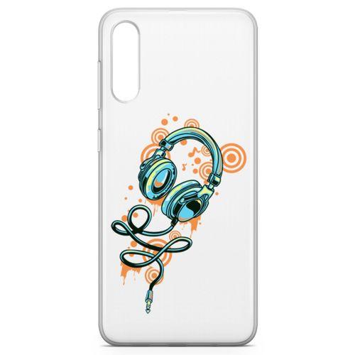 Samsung Galaxy A70s Kılıf Dj Kulaklığı Arka Kapak Koruma Desenli Full Koruyucu