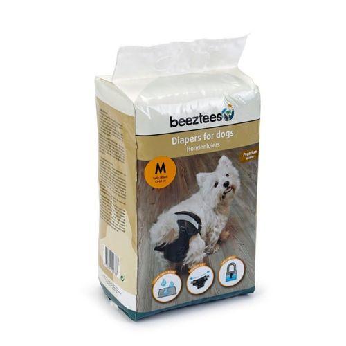 Beeztees Köpek Alt Bezi, Mükemmel Uyum, Kullan-At, Siyah, 12 Adet, M