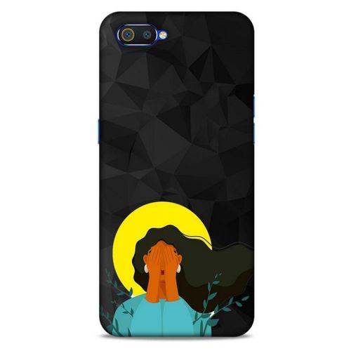 Oppo Realme C2 Kılıf Depresyon (9) Kılıf Siyah Mavi