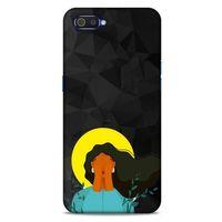 Oppo Realme C2 Kılıf Depresyon (9) Kılıf Siyah Mavi