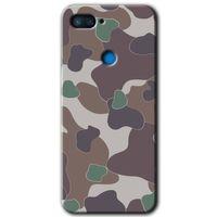 Xiaomi Mi 8 Lite HD Baskılı Kılıf + 9D Tam Ekran Koruyucu - Kamuflaj 11