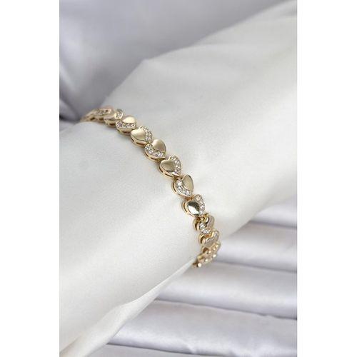 Xuping Kalp Model Gold Renk Kadın Bileklik
