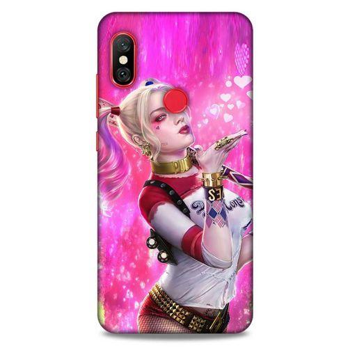 Xiaomi Mi A2 Lite Uyumlu Kılıf Harley Quinn (4) Koruma Kılıfı Fuşya