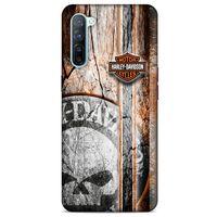 Oppo Reno 3 Uyumlu Kılıf Motorsiklet (12) Koruyucu Silikon Harley Davidson