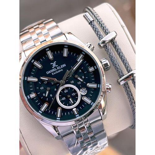 Daniel Klein Rlx Kasa Kronometreli İtalyan Tasarım Bileklik Hediyeli Garantili Erkek Kol Saati Rlx.2