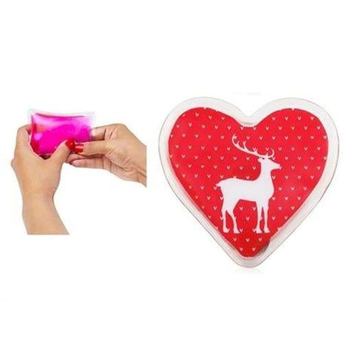 Kalpli Geyikli Cep Sobası,El Isıtıcı,Sıcak Su Torbası Pvc  9Cm