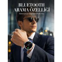 Bluetooth Arama Destekli Uzun Pil Ömürlü Akıllı Saat 3 Kordonlu