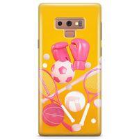 Samsung Galaxy Note 9 Kılıf Boks Eldiveni Tenis Arka Kapak Koruma Desenli Full Koruyucu