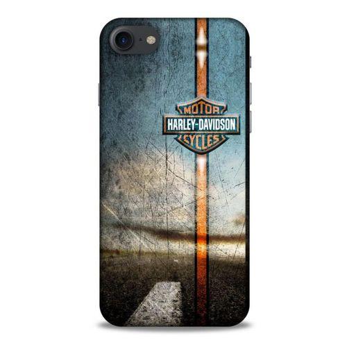 Apple Iphone 8 Uyumlu Kılıf Motorsiklet (45) Liquid Air Kılıf Harley