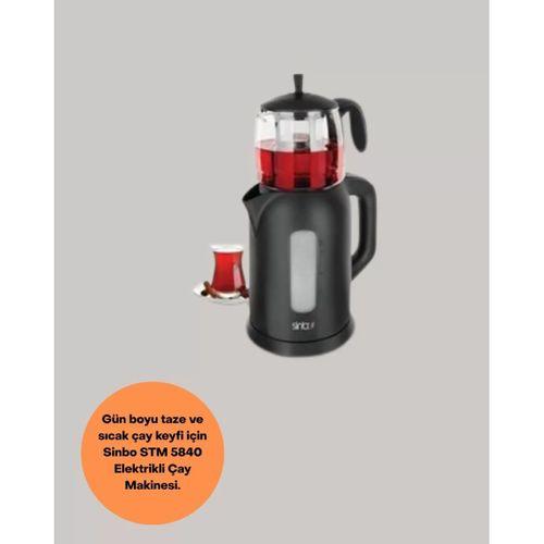 0,9 L Cam Demlik Ve 1,7 L Su Haznesi İle Çay Keyfi