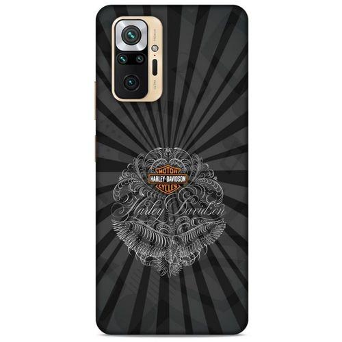 Xiaomi Redmi Note 10 Pro Uyumlu Kılıf Motorsiklet (40) Fit Silikon Kılıf Harley