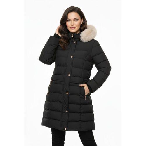 Kadın Spor Kapüşonlu İçi Peluş Mont M5307 BGL-ST04913