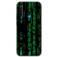 Potkal Hediye Fabrikası Xiaomi Redmi Note 8T Kılıf HD Desen Baskılı Arka Kapak - Matrix