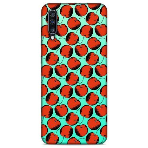 Frutix Kiraz 01 Samsung Galaxy A70s Kılıf Desenli Silikon