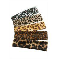 Leopar Desenli Saç Bandı 6 cm