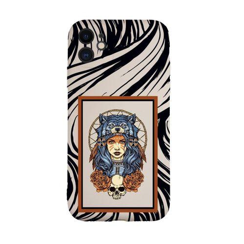 iPhone 11 Uyumlu Warrior Woman Desenli Kamera Korumalı Lansman Kılıf Premium Silikonlu