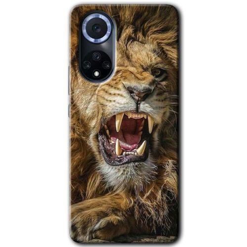 Huawei Nova 9 Kılıf HD Desen Baskılı Arka Kapak+Temperli Cam - Lion King