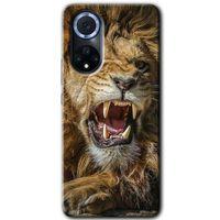 Huawei Nova 9 Kılıf HD Desen Baskılı Arka Kapak+Temperli Cam - Lion King