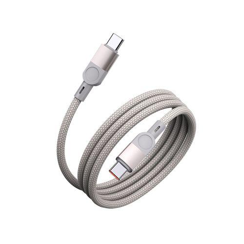 Zore ZR-44 Type-C to Type-C PD 100W Örgü Tasarımlı Hızlı Şarj Özellikli Data ve Şarj Kablosu 1M