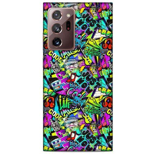 Graffitix (9) Desenli Silikon Kapak Samsung Galaxy Note 20 Ultra Kılıf
