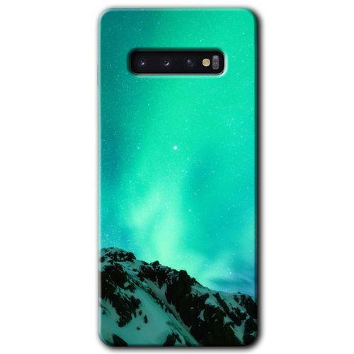Samsung Galaxy S10 HD Baskılı Kılıf + 9D Tam Ekran Koruyucu - Aurora