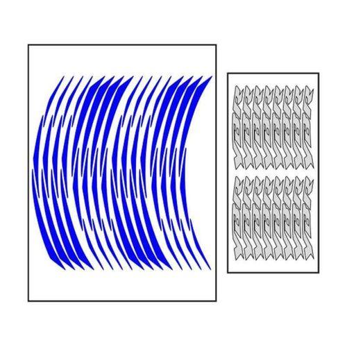YAMAHA Yamaha Reflektör Mavi Ybr Uyumlu 1 Set Jant Şeridi