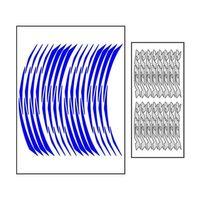 YAMAHA Yamaha Reflektör Mavi Ybr Uyumlu 1 Set Jant Şeridi