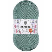 1 Adet Baby One Tüylenmeyen El Örgü İpi Yünü Azur K493