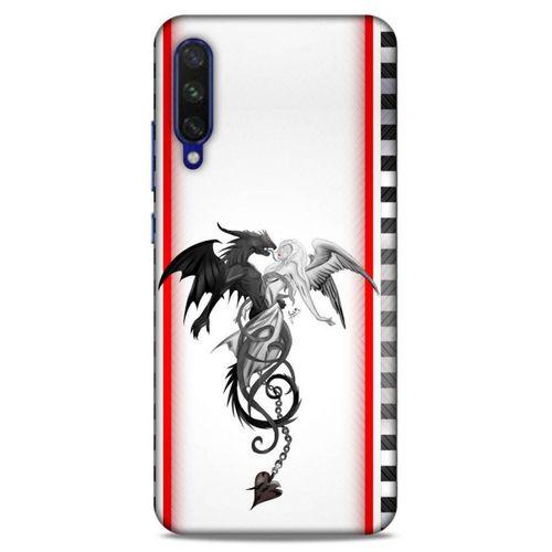Lopard Xiaomi Mi A3 Uyumlu Kılıf Tattoo's (49) Ultra Silikon Kılıf Dragon Love