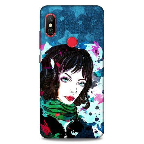 Lopard Xiaomi Redmi Note 6 Pro Uyumlu Kılıf Sürreal Yüzler ♀ (23) Ultra Koruma Kılıfı Baskılı