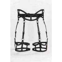 Seksi Deri Jartiyer Harness, Gotik Jartiyer - Apft1158