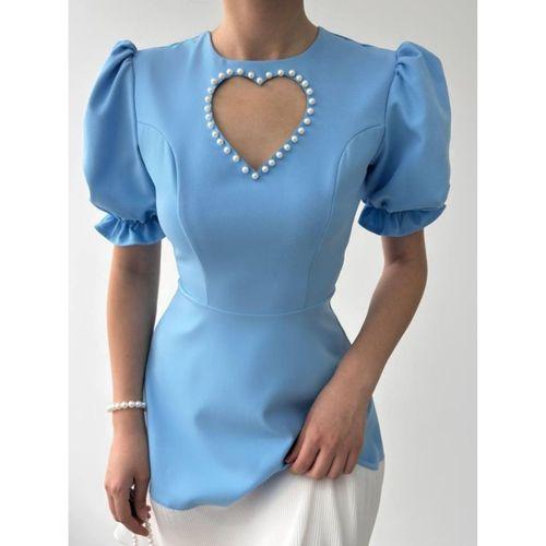 Safe Kalp Detaylı Elbise