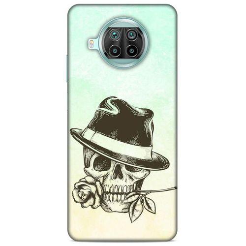 Lopard Xiaomi Mi 10T Lite 5G Uyumlu Kılıf Tattoo's (23) Ultra Koruma Kılıfı Çiçekli İskelet
